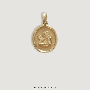 Kinn studio solid 14k gold cherub charm
